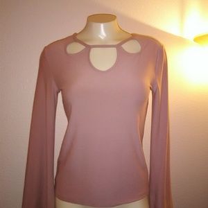 Pink cutout style top
